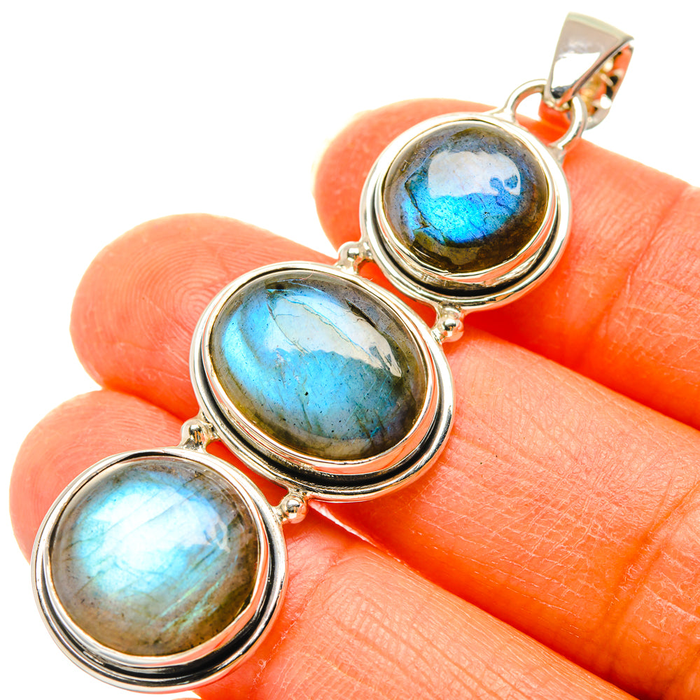 Labradorite Pendants handcrafted by Ana Silver Co - PD29689