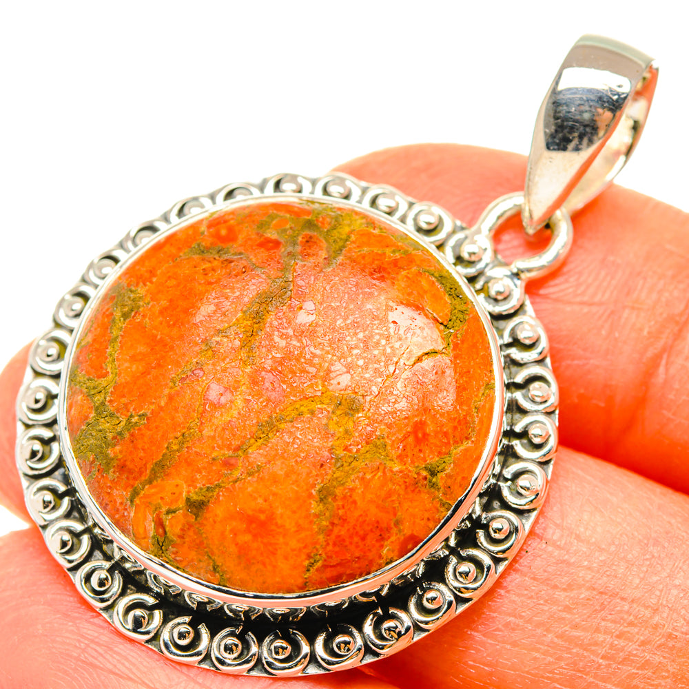 Sponge Coral Pendants handcrafted by Ana Silver Co - PD29694