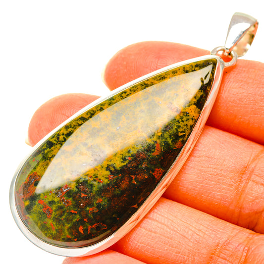 Bloodstone Pendants handcrafted by Ana Silver Co - PD29695
