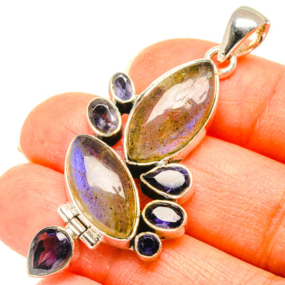 Labradorite Pendants handcrafted by Ana Silver Co - PD29696