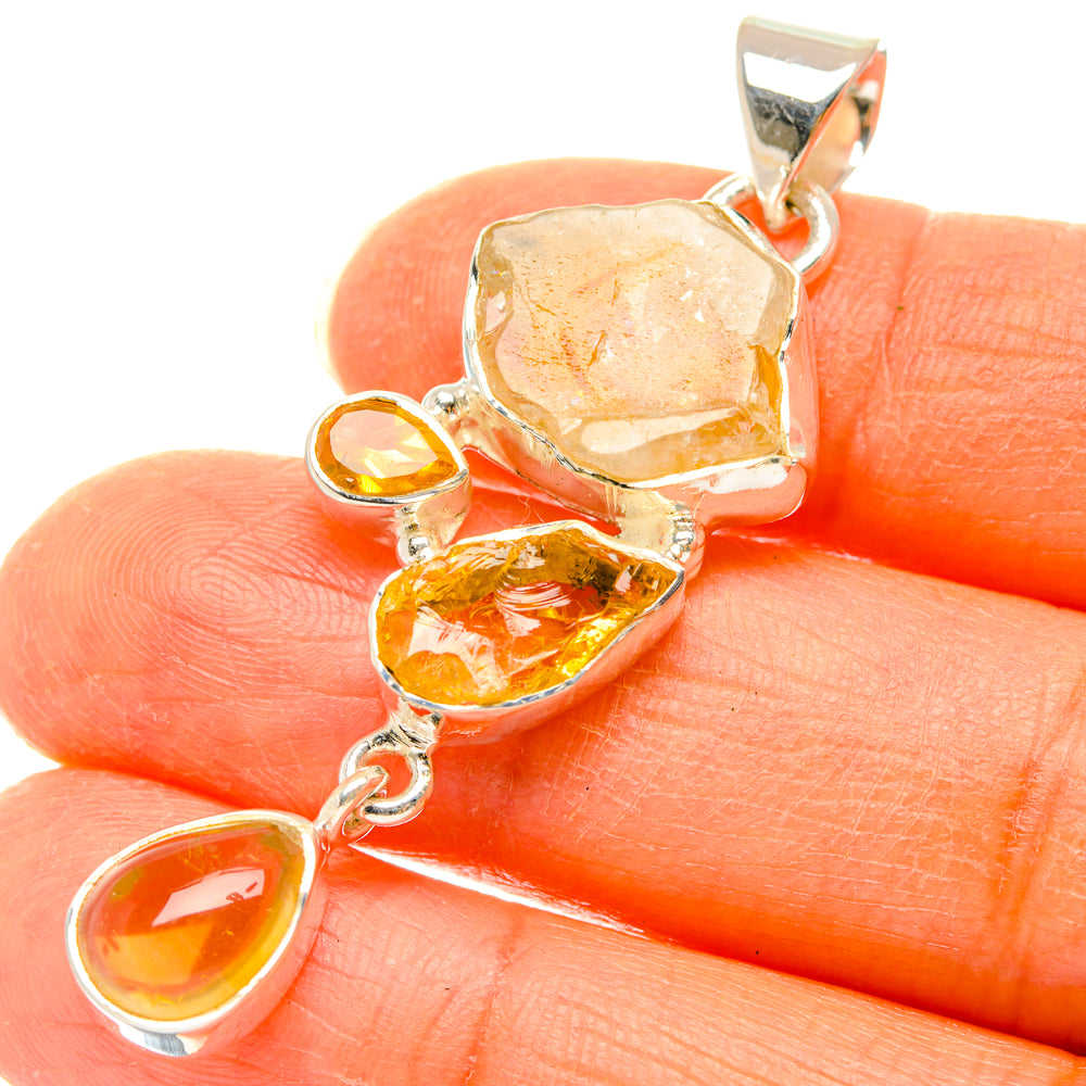 Citrine Pendants handcrafted by Ana Silver Co - PD29699