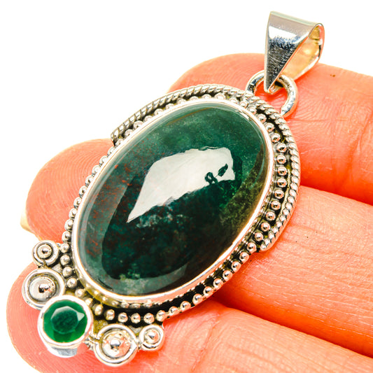 Bloodstone Pendants handcrafted by Ana Silver Co - PD29702
