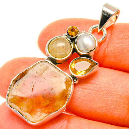 Citrine Pendants handcrafted by Ana Silver Co - PD29706
