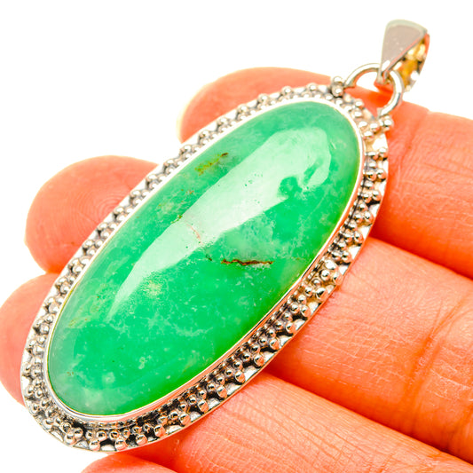 Chrysoprase Pendants handcrafted by Ana Silver Co - PD29708
