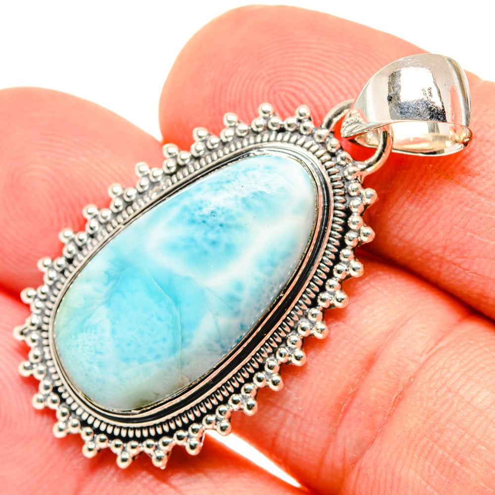 Larimar Pendants handcrafted by Ana Silver Co - PD29720