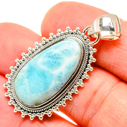 Larimar Pendants handcrafted by Ana Silver Co - PD29720