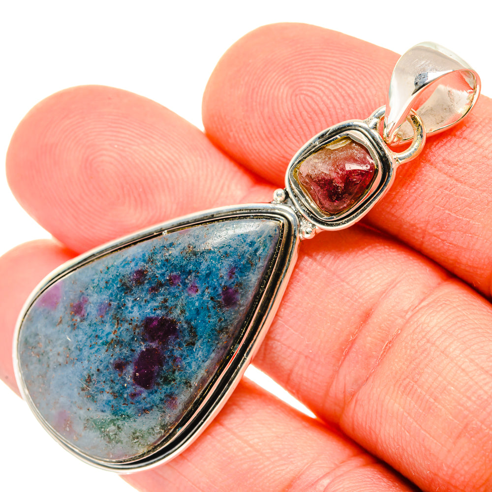 Ruby Fuchsite Pendants handcrafted by Ana Silver Co - PD29726