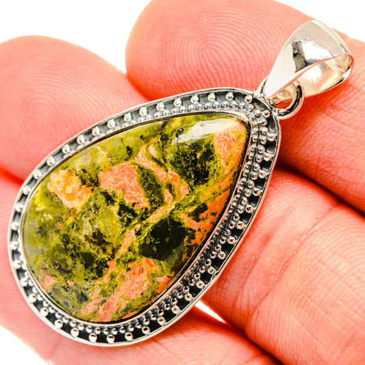 Unakite Pendants handcrafted by Ana Silver Co - PD29729