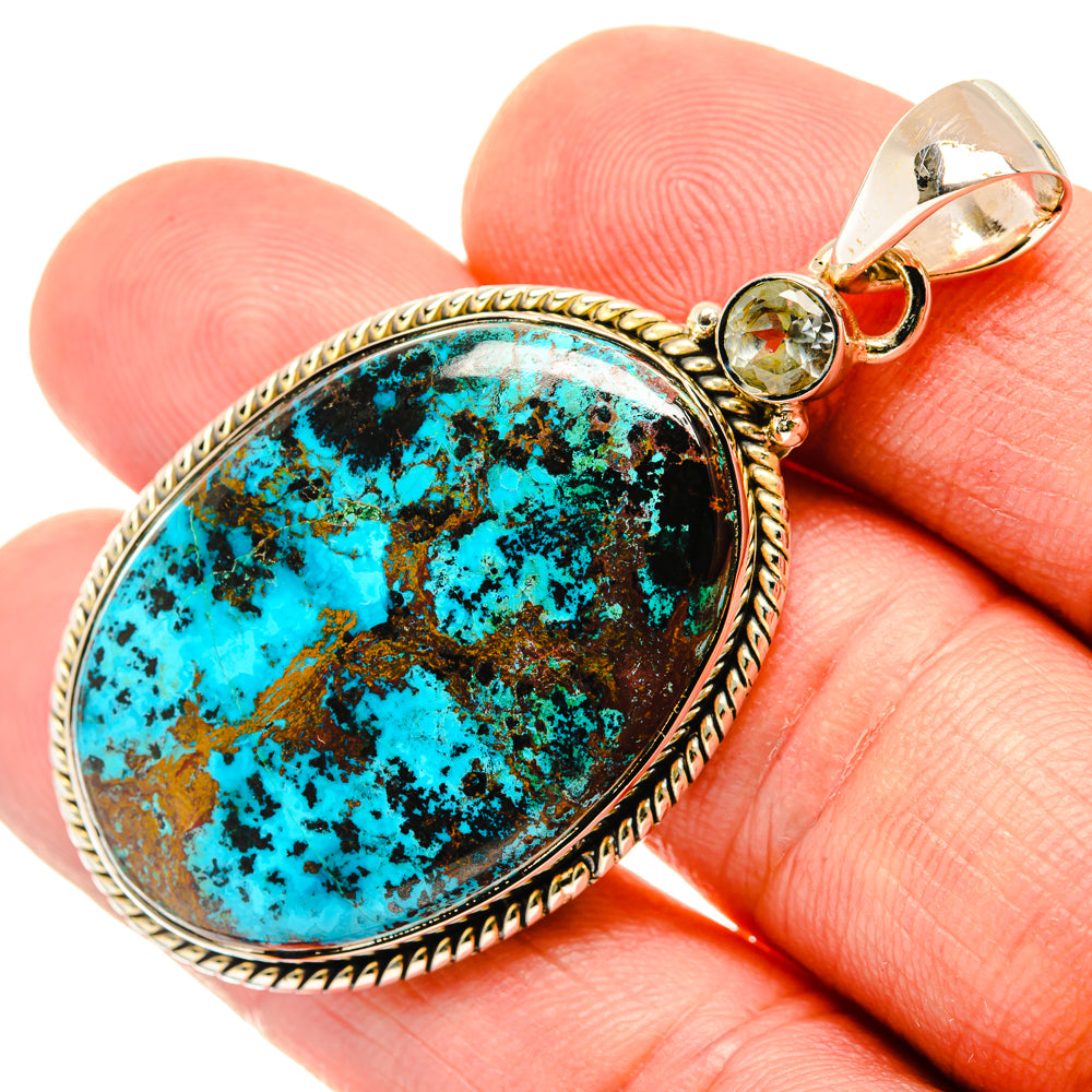 Shattuckite Pendants handcrafted by Ana Silver Co - PD29731