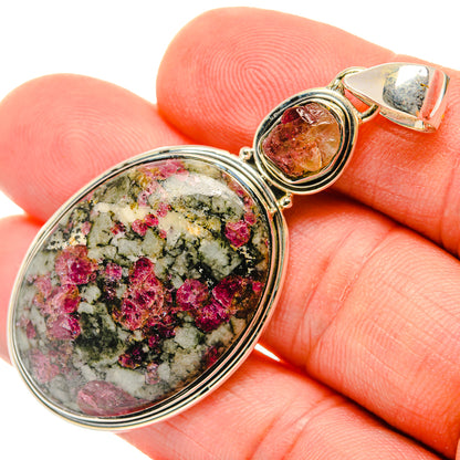 Russian Eudialyte Pendants handcrafted by Ana Silver Co - PD29732