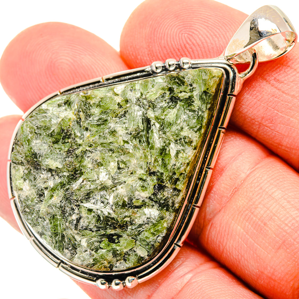 Green Fuchsite Pendants handcrafted by Ana Silver Co - PD29733