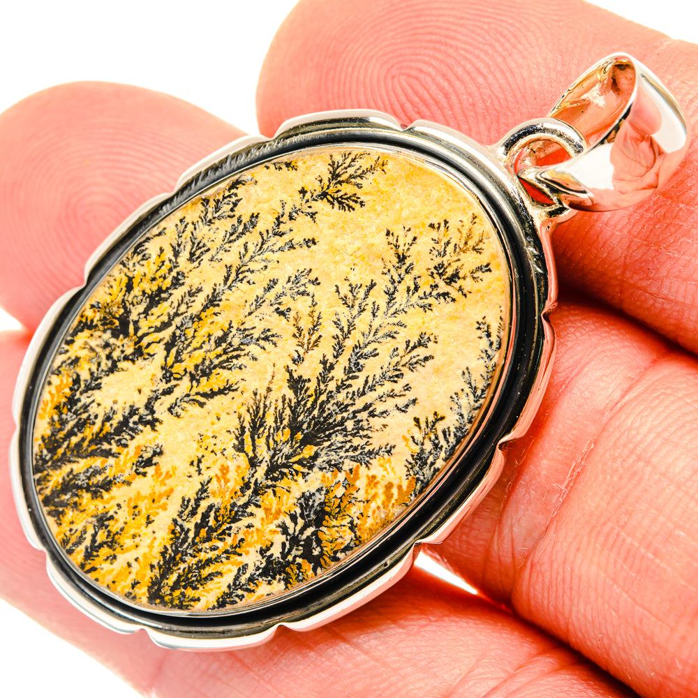 Germany Psilomelane Dendrite Pendants handcrafted by Ana Silver Co - PD29743