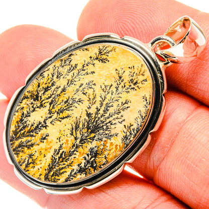 Germany Psilomelane Dendrite Pendants handcrafted by Ana Silver Co - PD29743