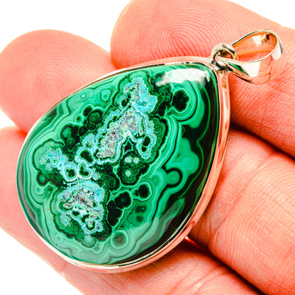 Malachite Pendants handcrafted by Ana Silver Co - PD29752