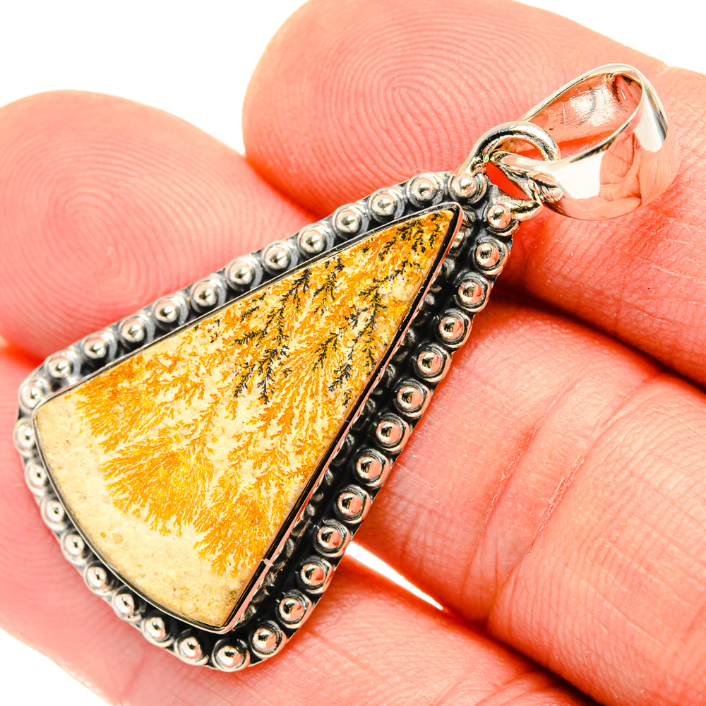 Germany Psilomelane Dendrite Pendants handcrafted by Ana Silver Co - PD29756