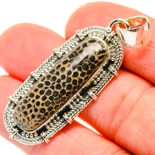 Stingray Coral Pendants handcrafted by Ana Silver Co - PD29757