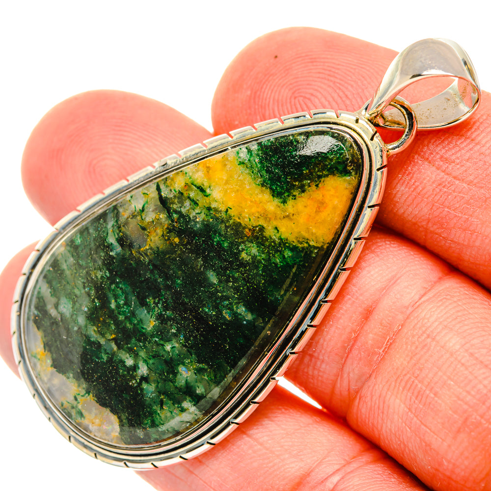 Green Aventurine Pendants handcrafted by Ana Silver Co - PD29765