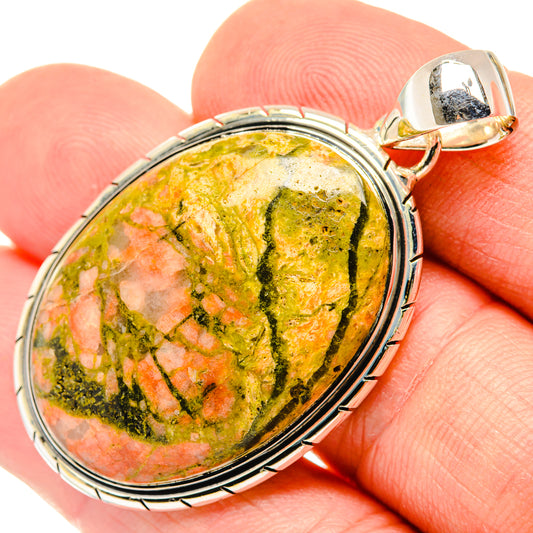 Unakite Pendants handcrafted by Ana Silver Co - PD29769