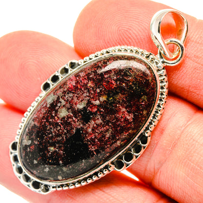 Russian Eudialyte Pendants handcrafted by Ana Silver Co - PD29777