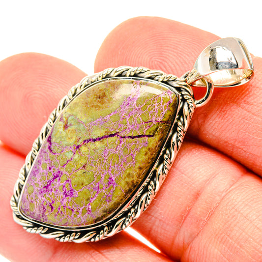 Stichtite Pendants handcrafted by Ana Silver Co - PD29779