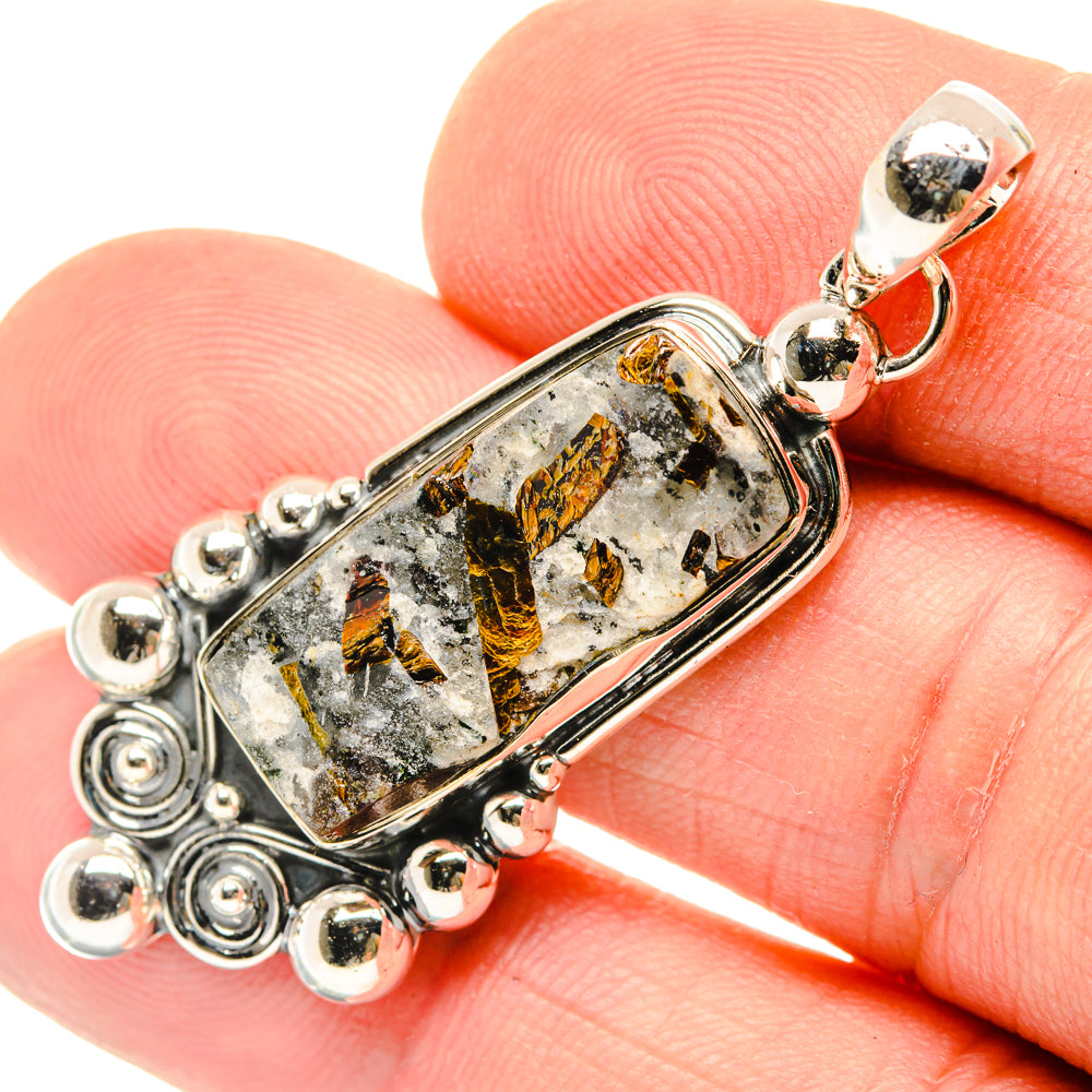 Astrophyllite Pendants handcrafted by Ana Silver Co - PD29787