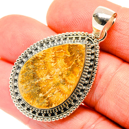 Germany Psilomelane Dendrite Pendants handcrafted by Ana Silver Co - PD29793