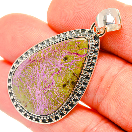 Stichtite Pendants handcrafted by Ana Silver Co - PD29802