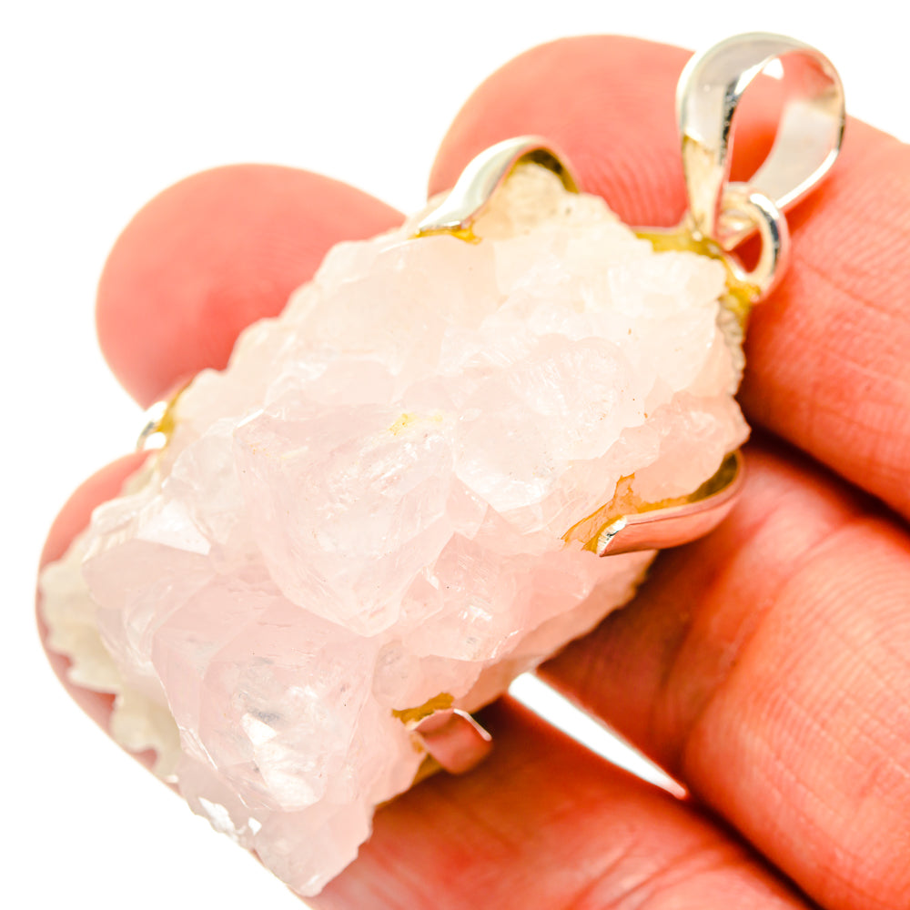 Quartz Cluster Pendants handcrafted by Ana Silver Co - PD29818