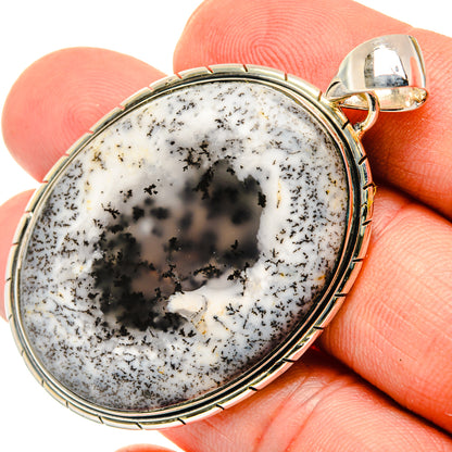 Dendritic Opal Pendants handcrafted by Ana Silver Co - PD29824