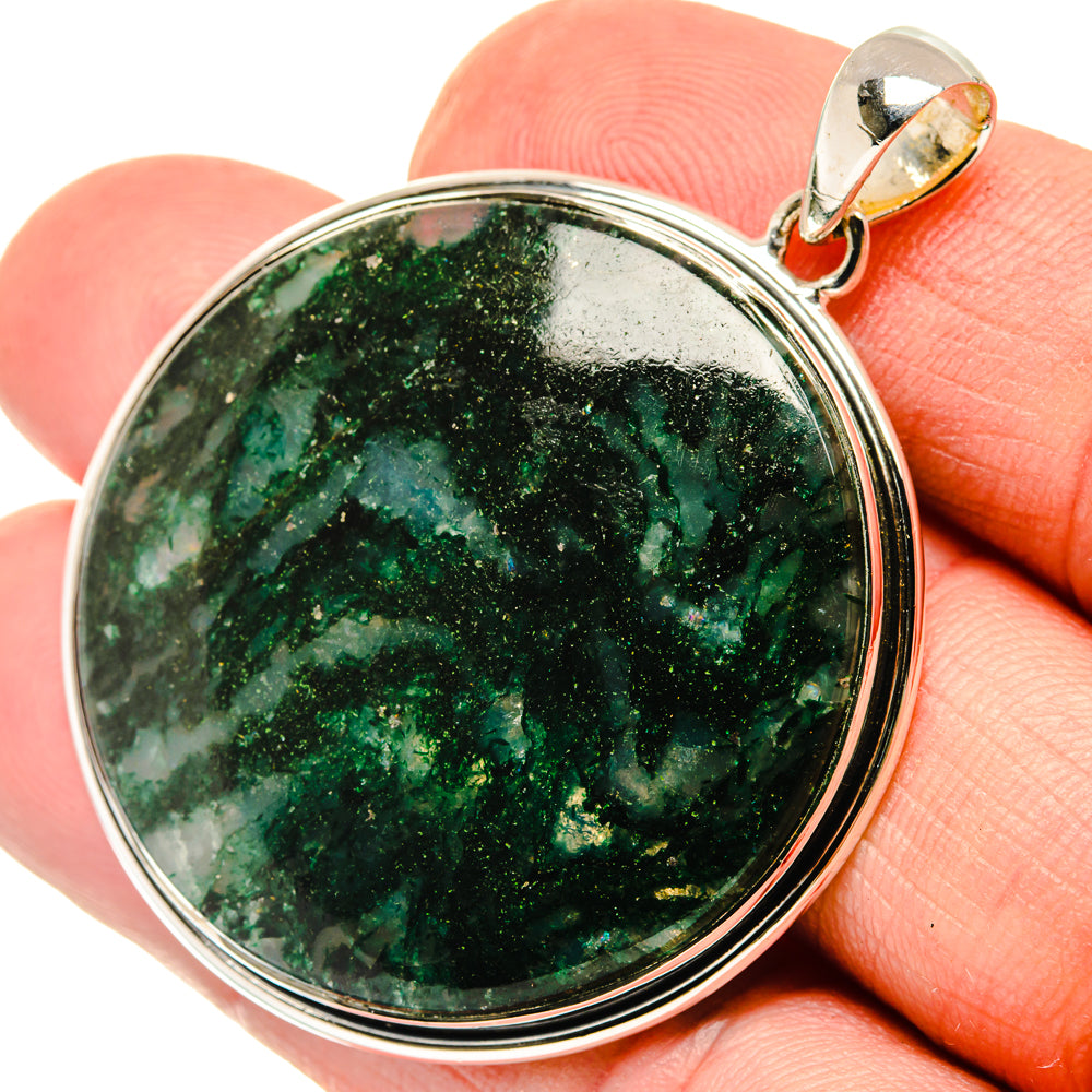 Green Aventurine Pendants handcrafted by Ana Silver Co - PD29825