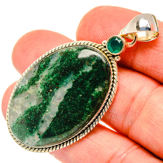 Green Aventurine Pendants handcrafted by Ana Silver Co - PD29830