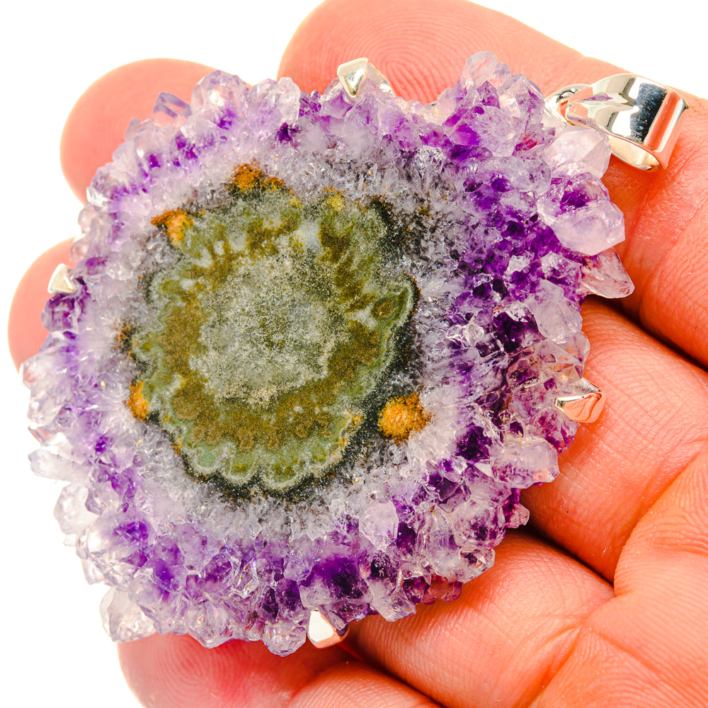 Amethyst Solar Quartz Pendants handcrafted by Ana Silver Co - PD29840