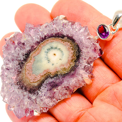 Amethyst Solar Quartz Pendants handcrafted by Ana Silver Co - PD29841