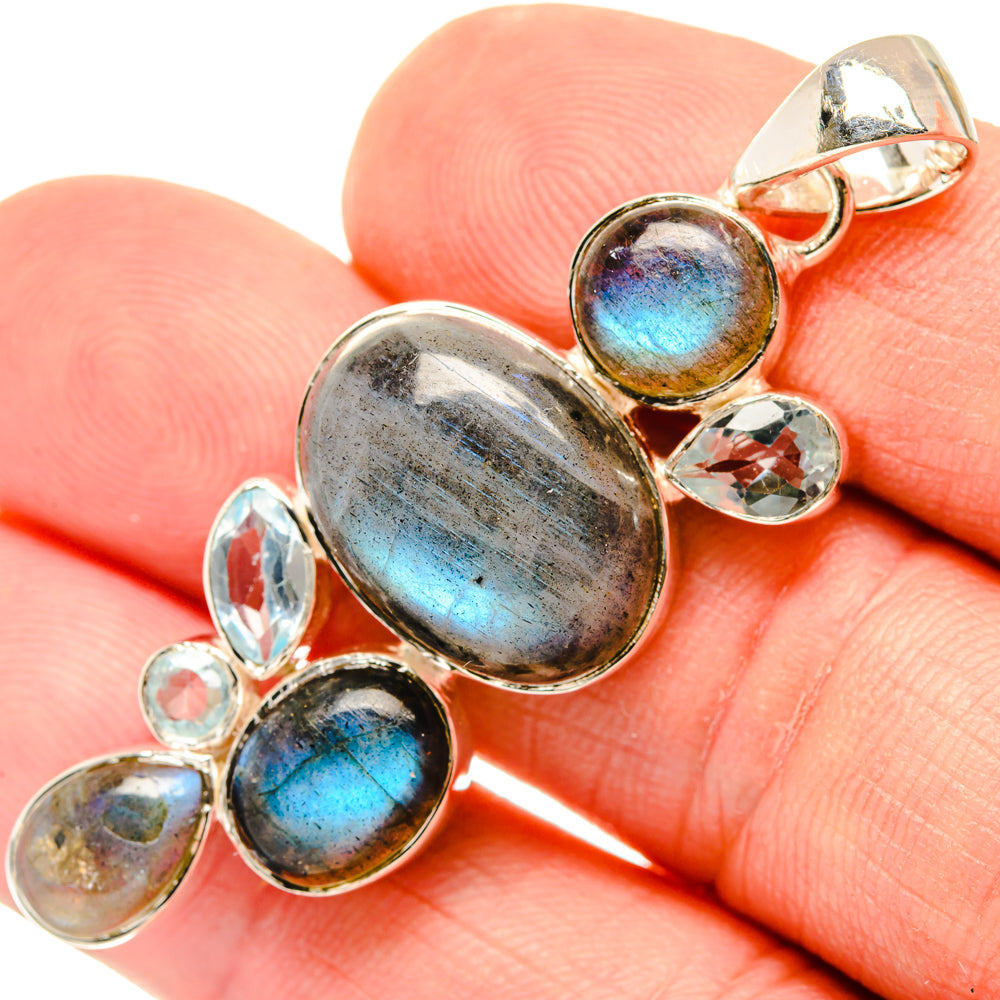Labradorite Pendants handcrafted by Ana Silver Co - PD29844