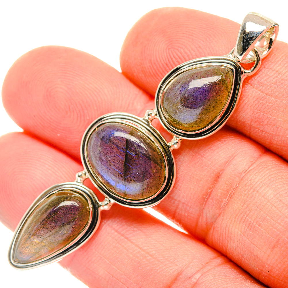 Labradorite Pendants handcrafted by Ana Silver Co - PD29845