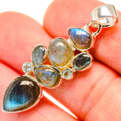 Labradorite Pendants handcrafted by Ana Silver Co - PD29847