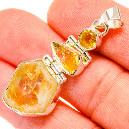 Citrine Pendants handcrafted by Ana Silver Co - PD29855