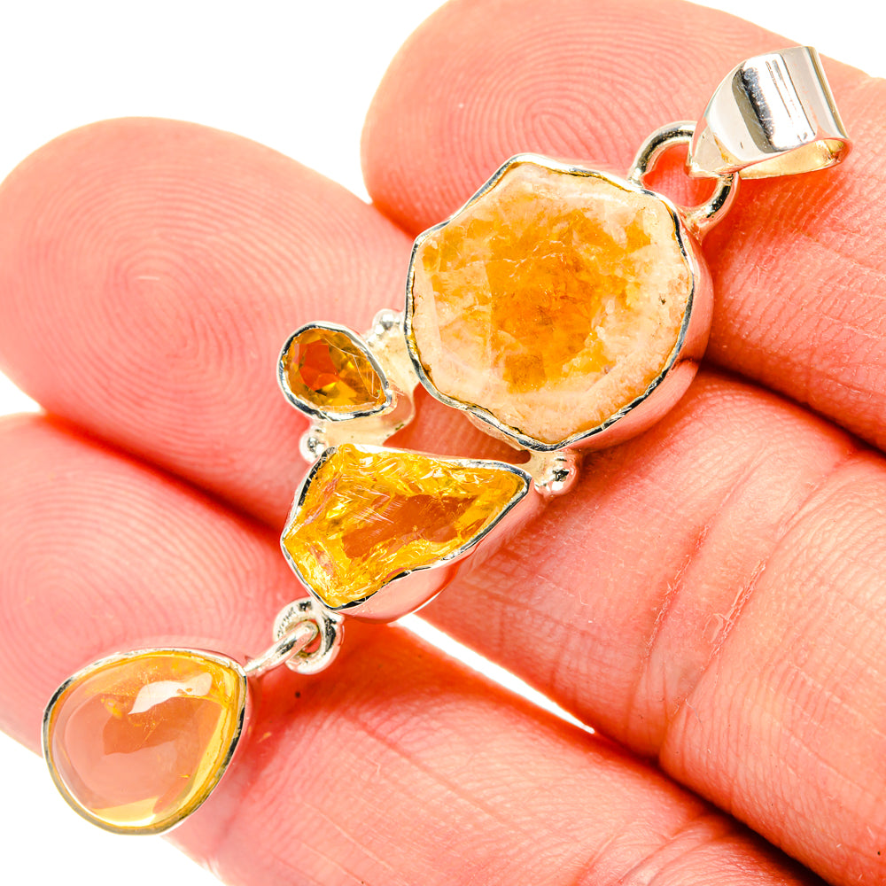 Citrine Pendants handcrafted by Ana Silver Co - PD29856