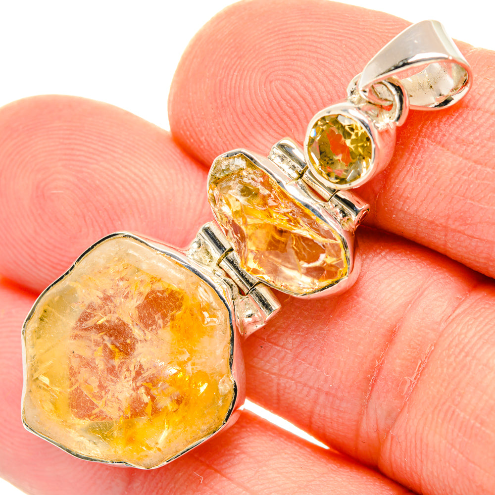 Citrine Pendants handcrafted by Ana Silver Co - PD29857