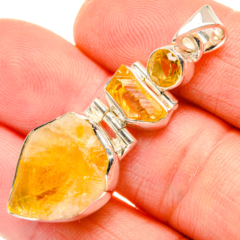 Citrine Pendants handcrafted by Ana Silver Co - PD29859