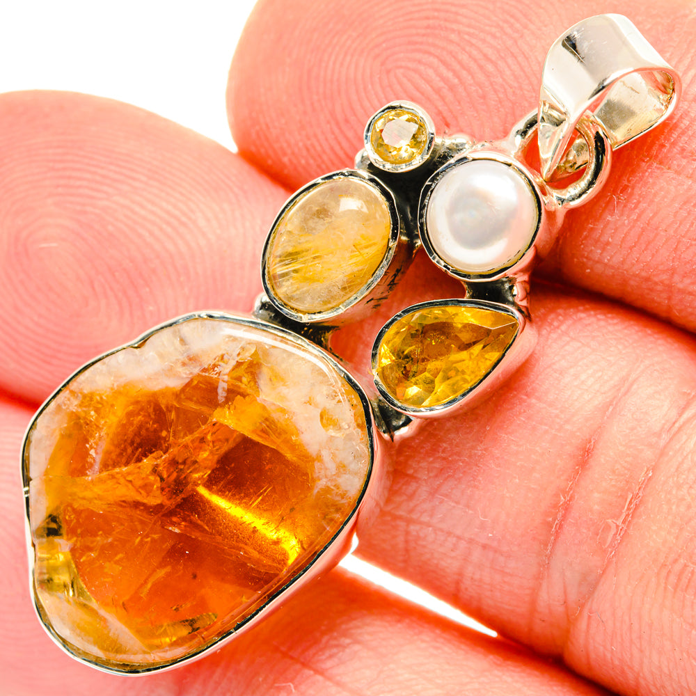 Citrine Pendants handcrafted by Ana Silver Co - PD29860