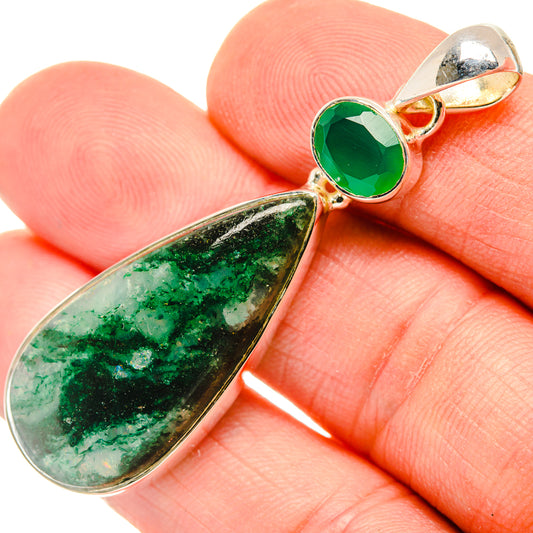 Green Aventurine Pendants handcrafted by Ana Silver Co - PD29866