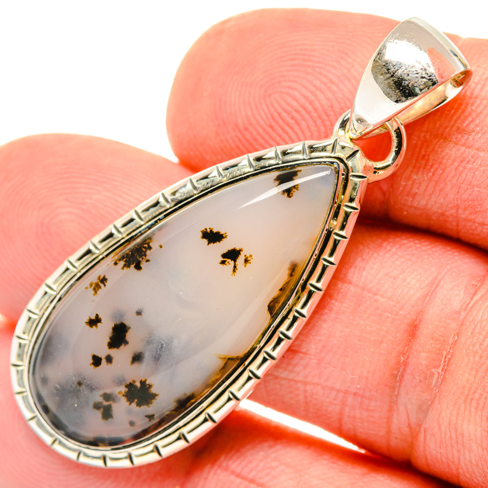 Dendritic Opal Pendants handcrafted by Ana Silver Co - PD29872