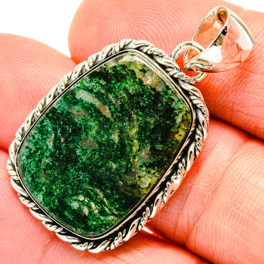 Green Aventurine Pendants handcrafted by Ana Silver Co - PD29875