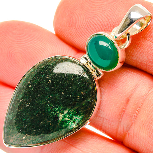 Green Aventurine Pendants handcrafted by Ana Silver Co - PD29892