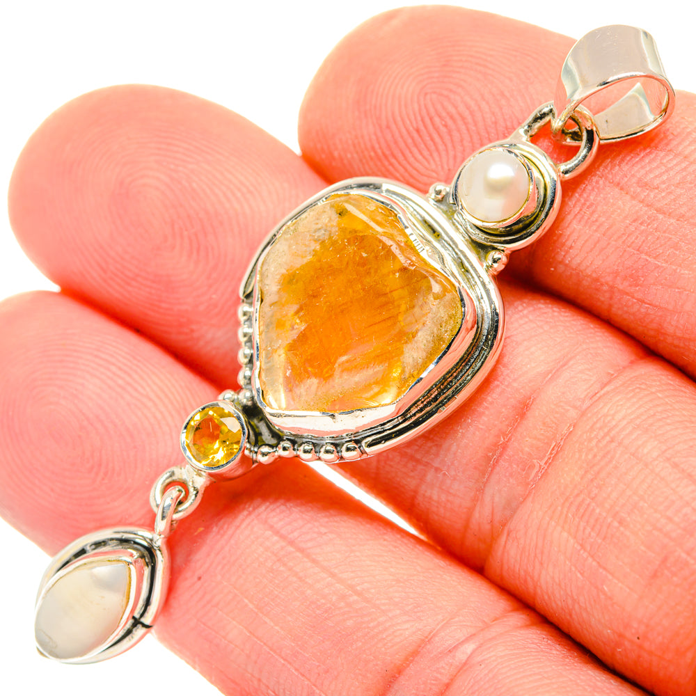 Citrine Pendants handcrafted by Ana Silver Co - PD29896