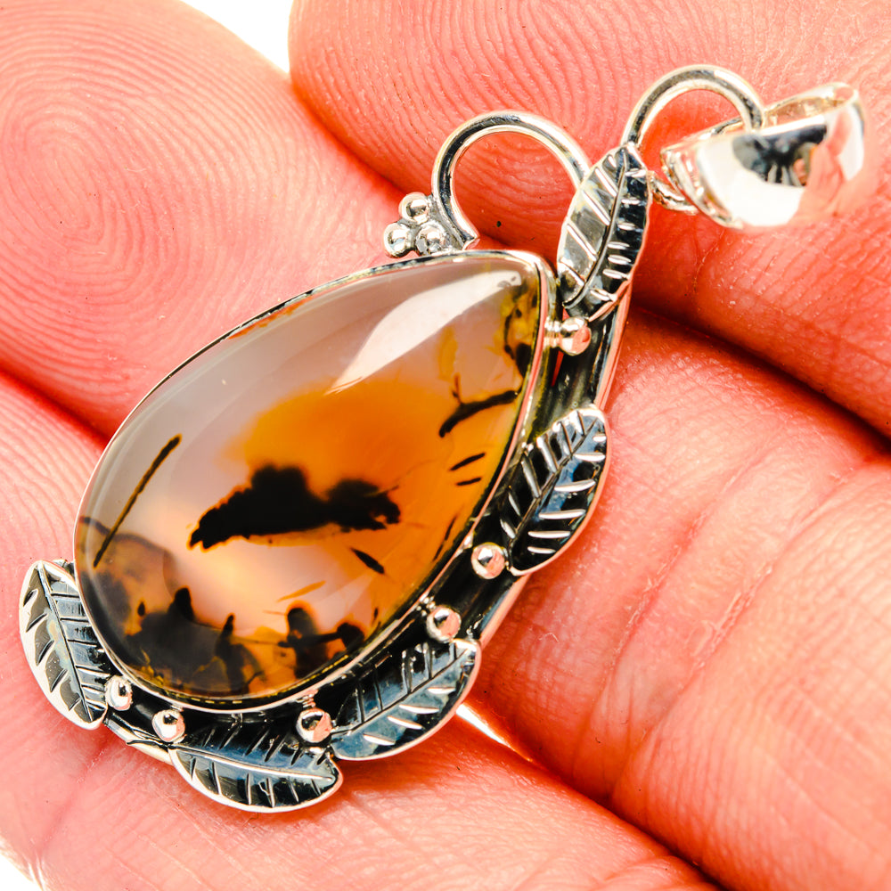 Montana Agate Pendants handcrafted by Ana Silver Co - PD29899