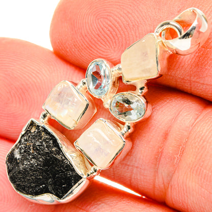 Tektite Pendants handcrafted by Ana Silver Co - PD29900