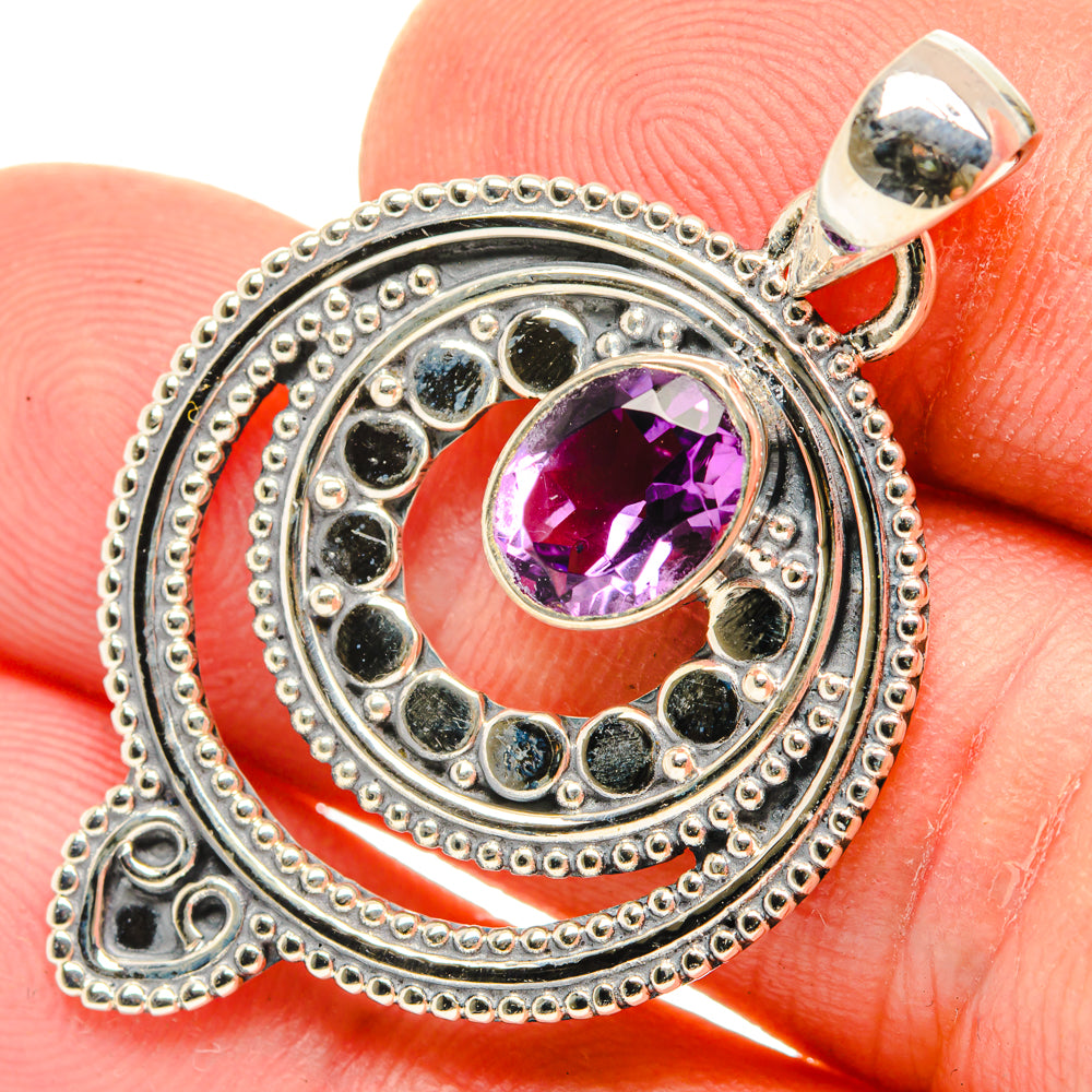 Amethyst Pendants handcrafted by Ana Silver Co - PD29902