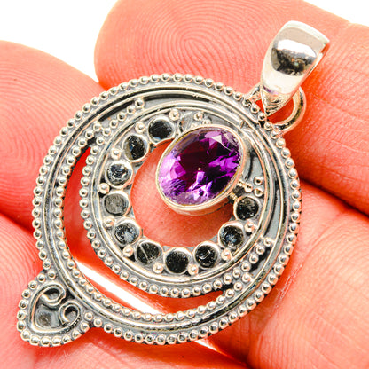 Amethyst Pendants handcrafted by Ana Silver Co - PD29904